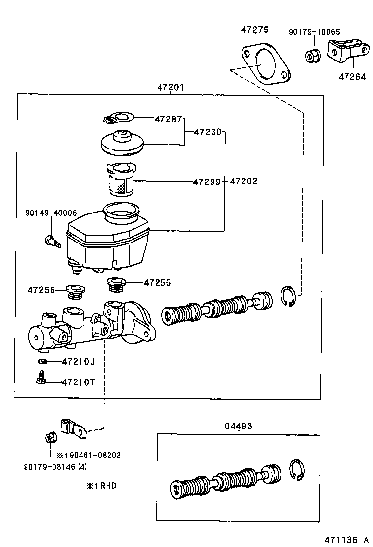  LAND CRUISER 80 |  BRAKE MASTER CYLINDER