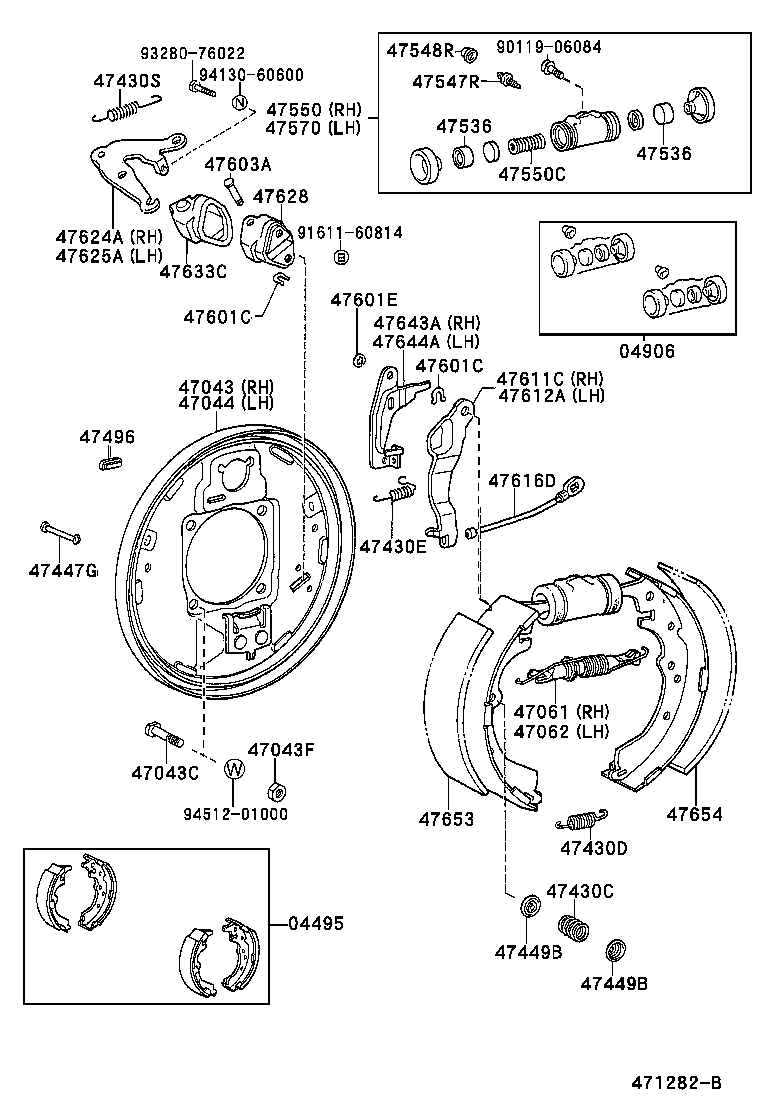  HIACE VAN COMUTER |  REAR DRUM BRAKE WHEEL CYLINDER BACKING PLATE