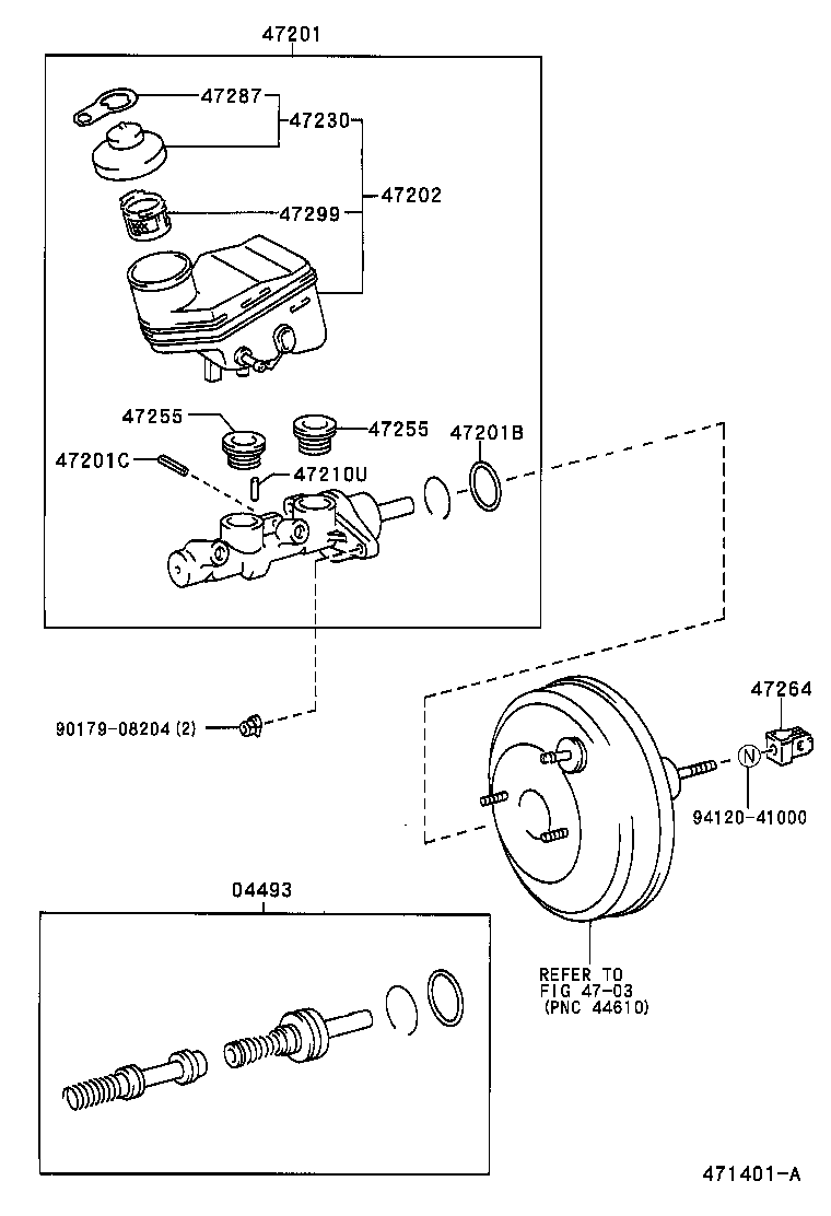  YARIS ECHO 3D 5D |  BRAKE MASTER CYLINDER
