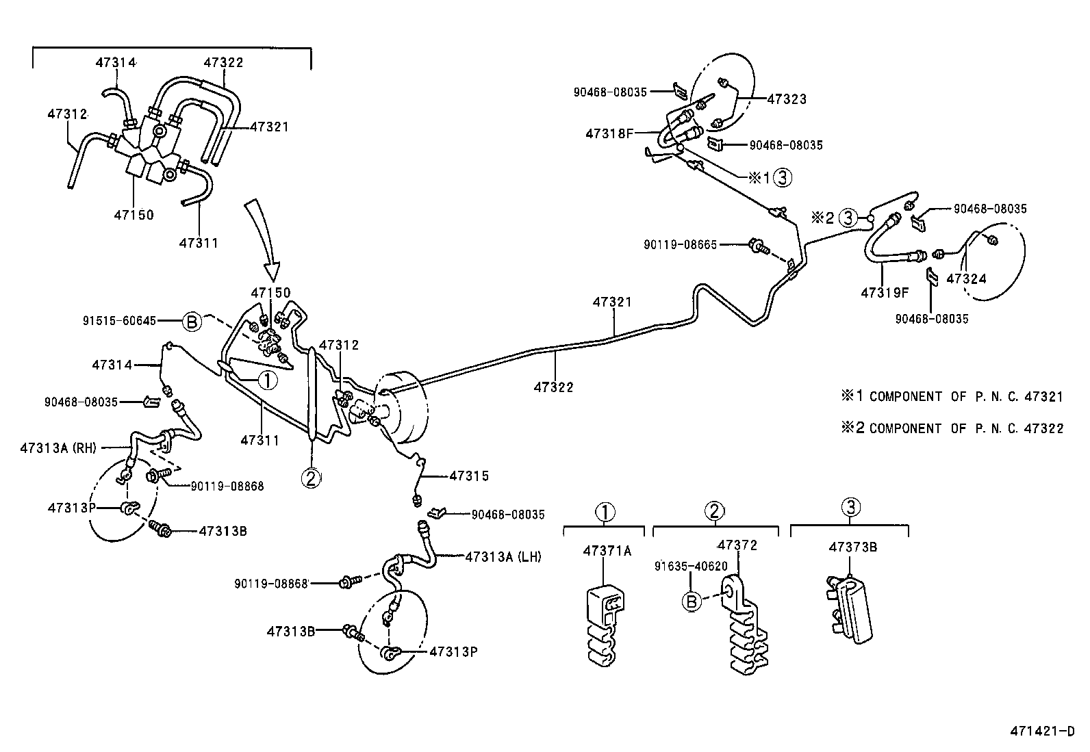  YARIS ECHO 4D |  BRAKE TUBE CLAMP