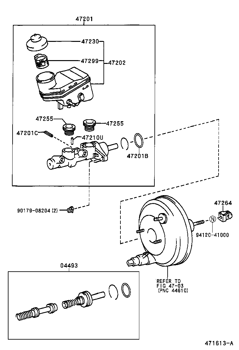  YARIS ECHO 4D |  BRAKE MASTER CYLINDER