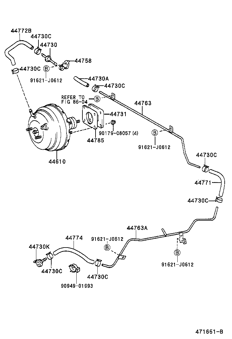  HILUX |  BRAKE BOOSTER VACUUM TUBE