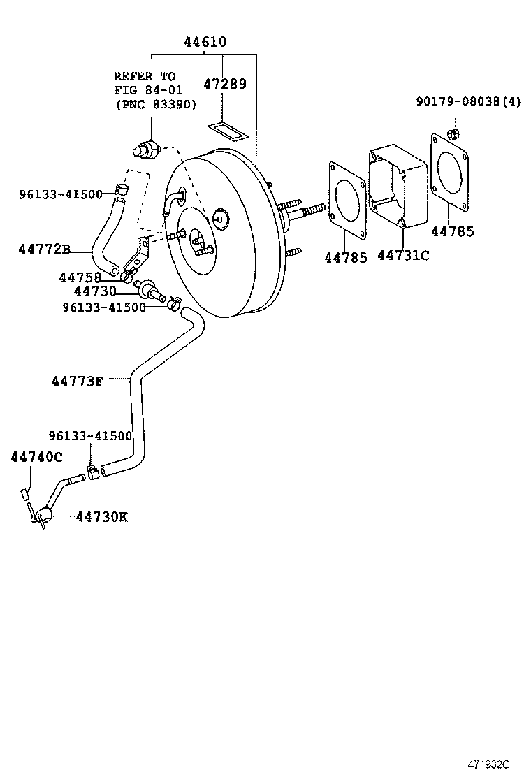  QUALIS |  BRAKE BOOSTER VACUUM TUBE