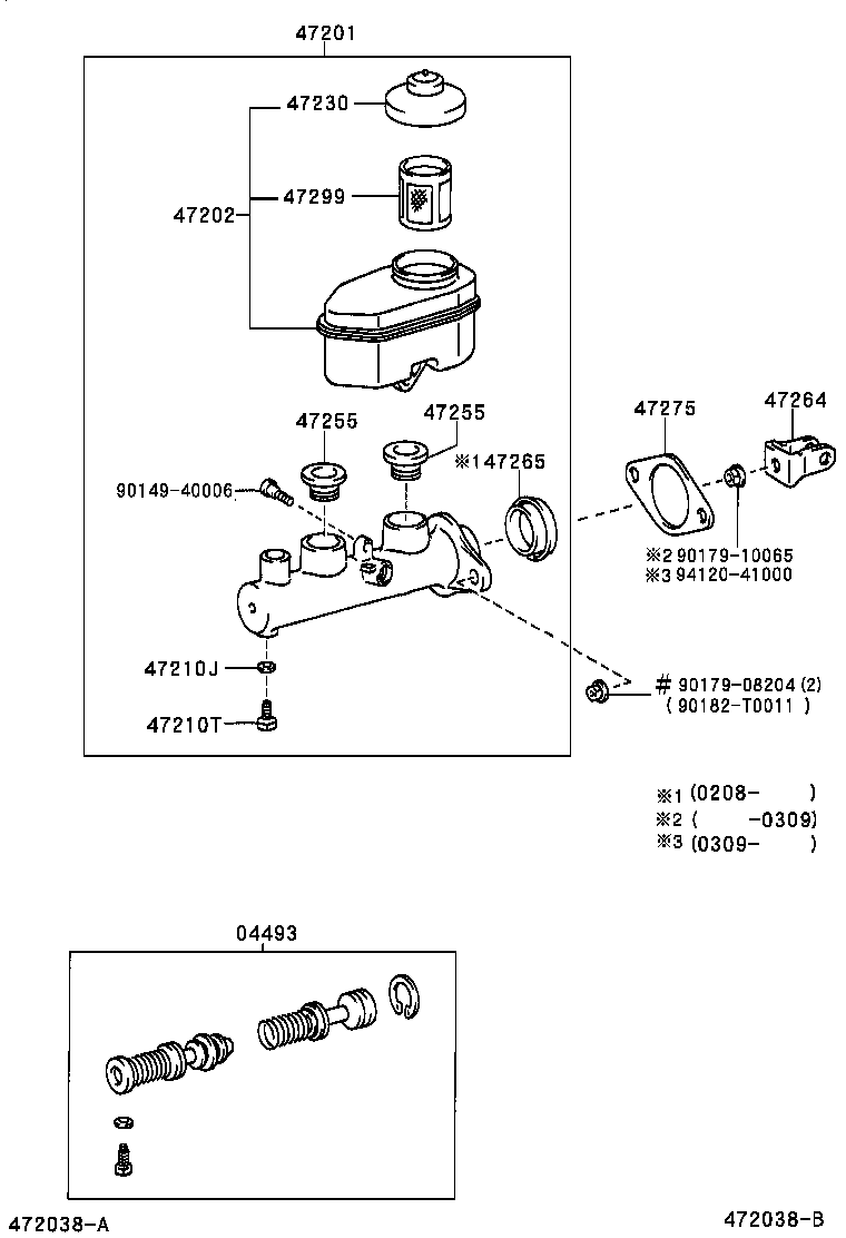  AVALON |  BRAKE MASTER CYLINDER