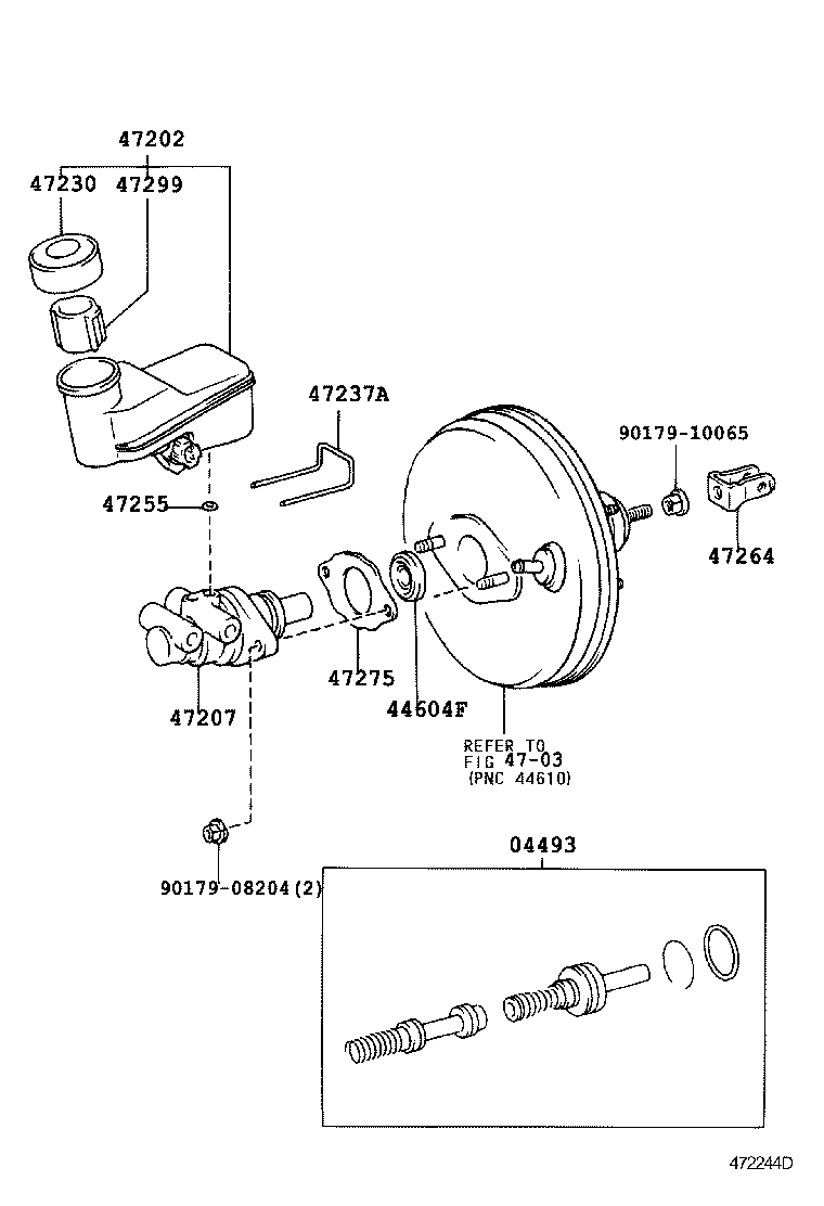  YARIS ECHO 3D 5D |  BRAKE MASTER CYLINDER