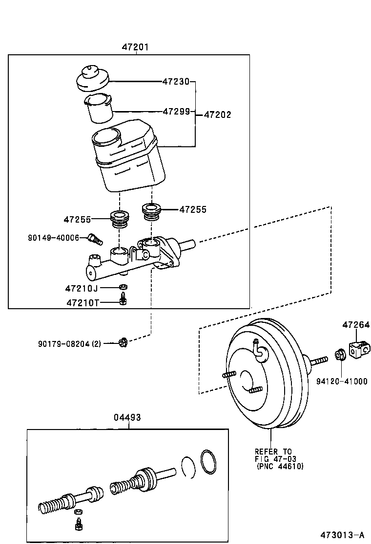  AVALON |  BRAKE MASTER CYLINDER