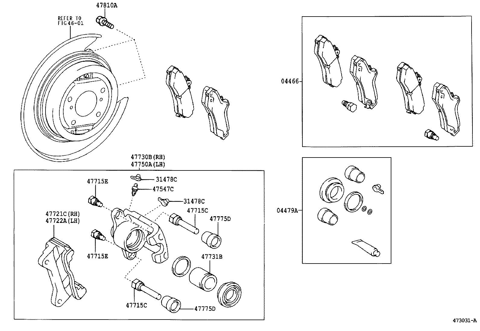  CAMRY AUSTRALIA |  REAR DISC BRAKE CALIPER DUST COVER
