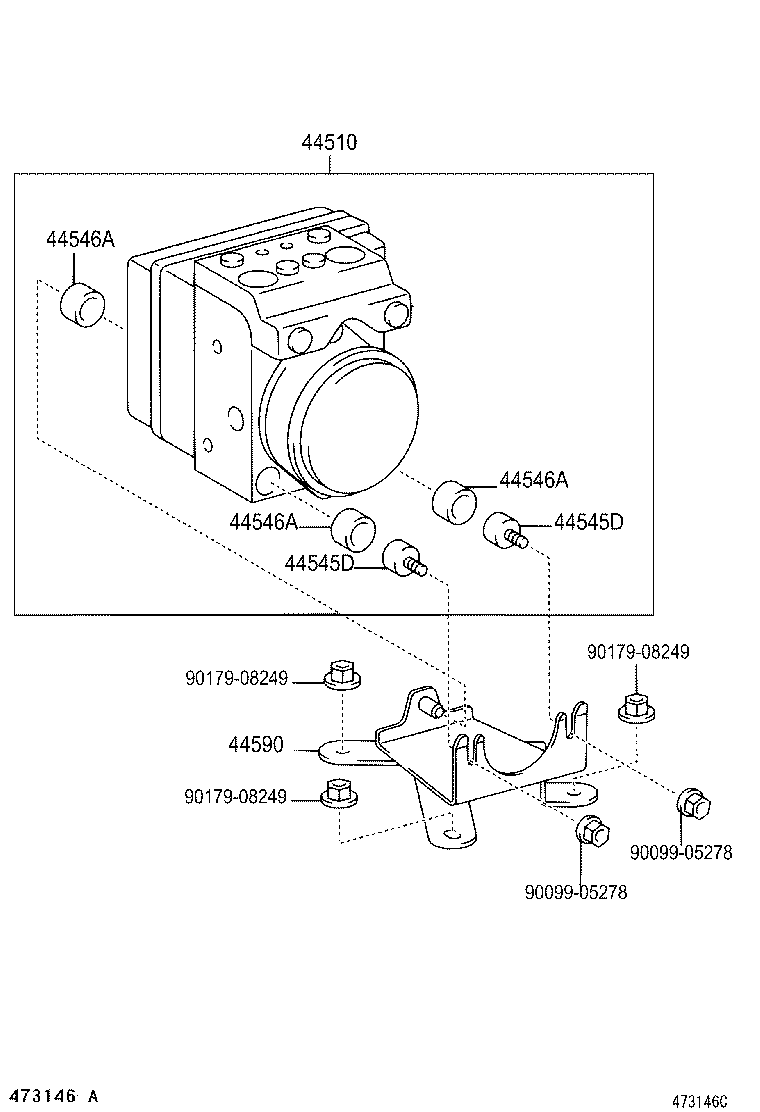  LAND CRUISER PRADO |  BRAKE TUBE CLAMP