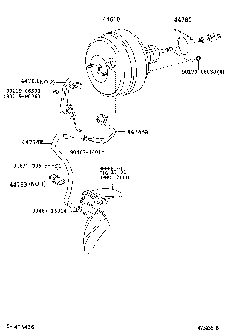  AVENSIS |  BRAKE BOOSTER VACUUM TUBE