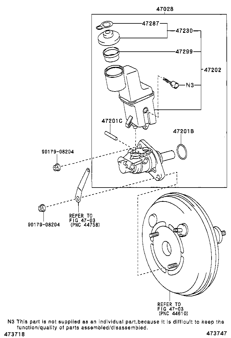  KLUGER |  BRAKE MASTER CYLINDER