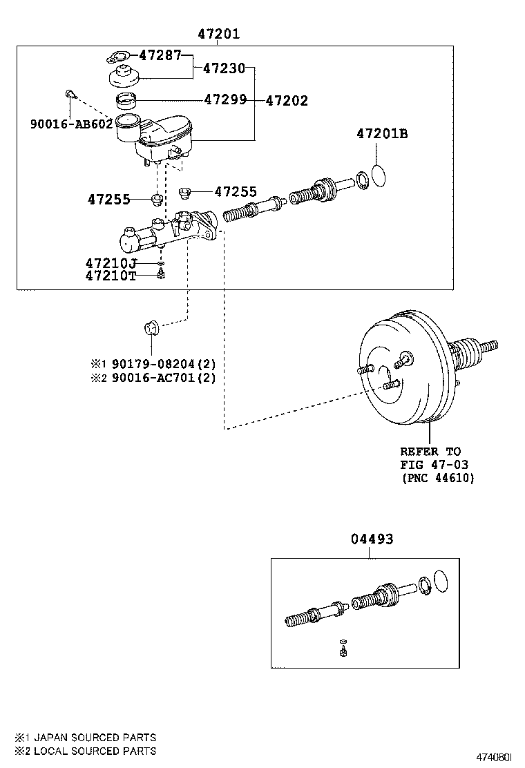  HILUX |  BRAKE MASTER CYLINDER