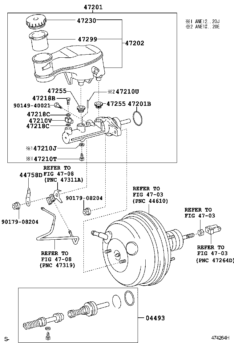  WISH |  BRAKE MASTER CYLINDER