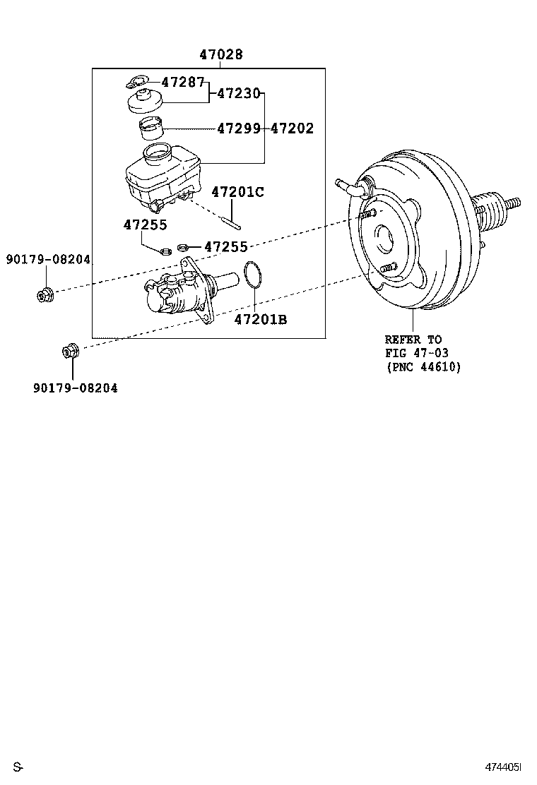  GS30 35 43 460 |  BRAKE MASTER CYLINDER