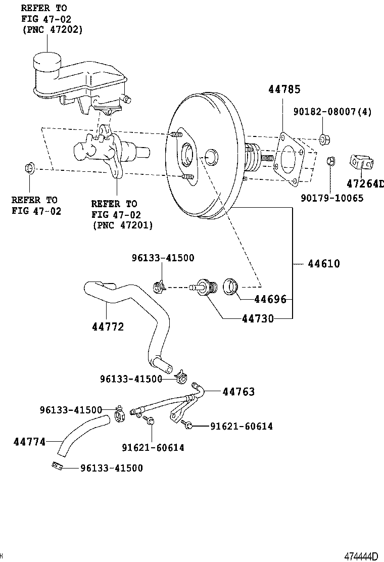  YARIS |  BRAKE BOOSTER VACUUM TUBE