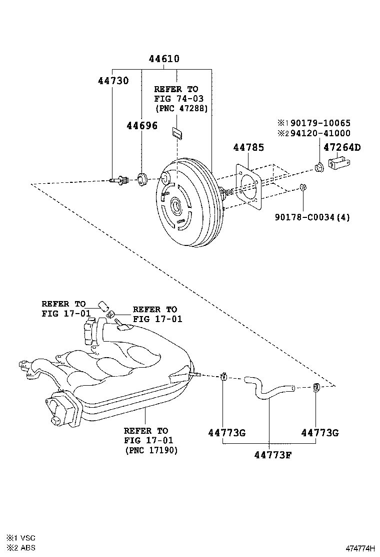  REIZ |  BRAKE BOOSTER VACUUM TUBE