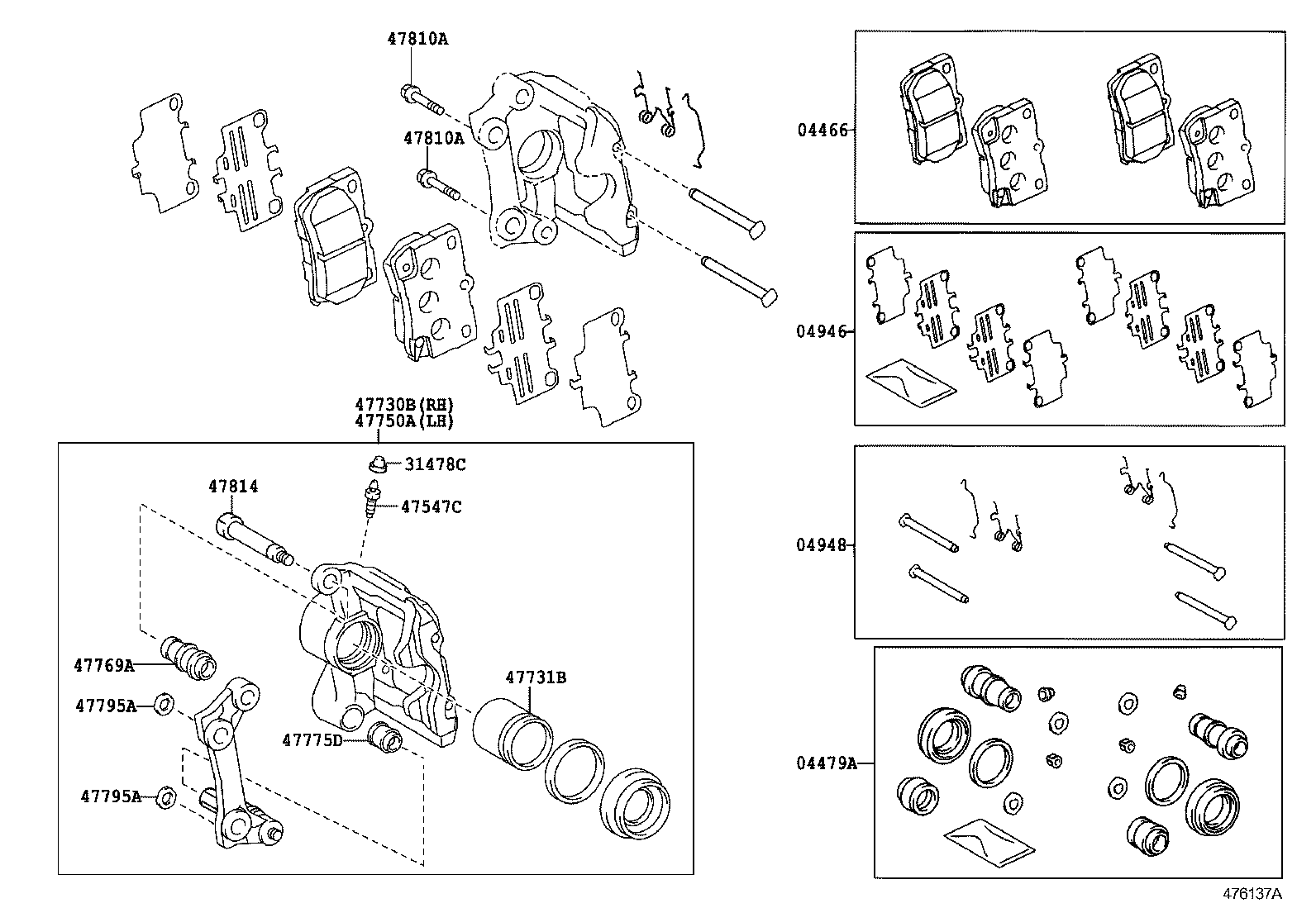  GS30 35 43 460 |  REAR DISC BRAKE CALIPER DUST COVER