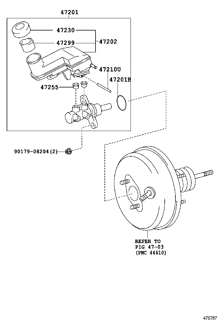  YARIS |  BRAKE MASTER CYLINDER