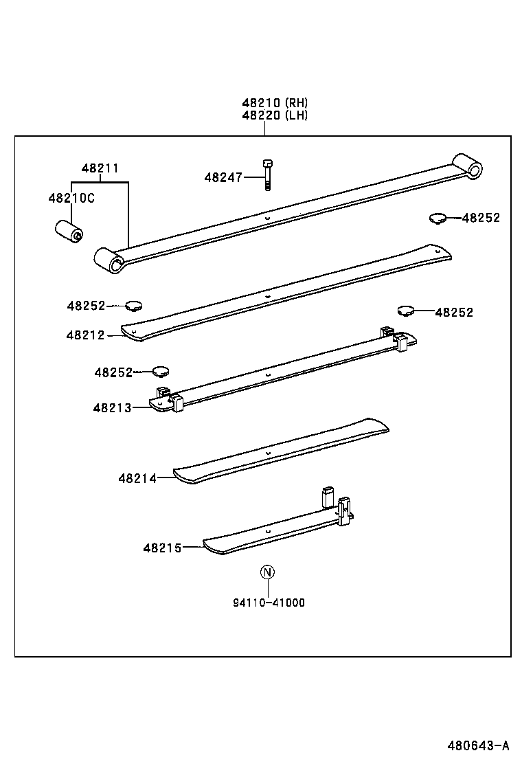  HILUX |  REAR SPRING SHOCK ABSORBER