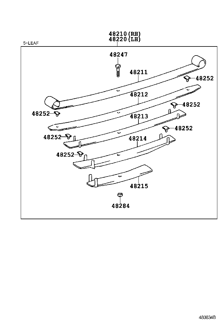  T U V |  REAR SPRING SHOCK ABSORBER