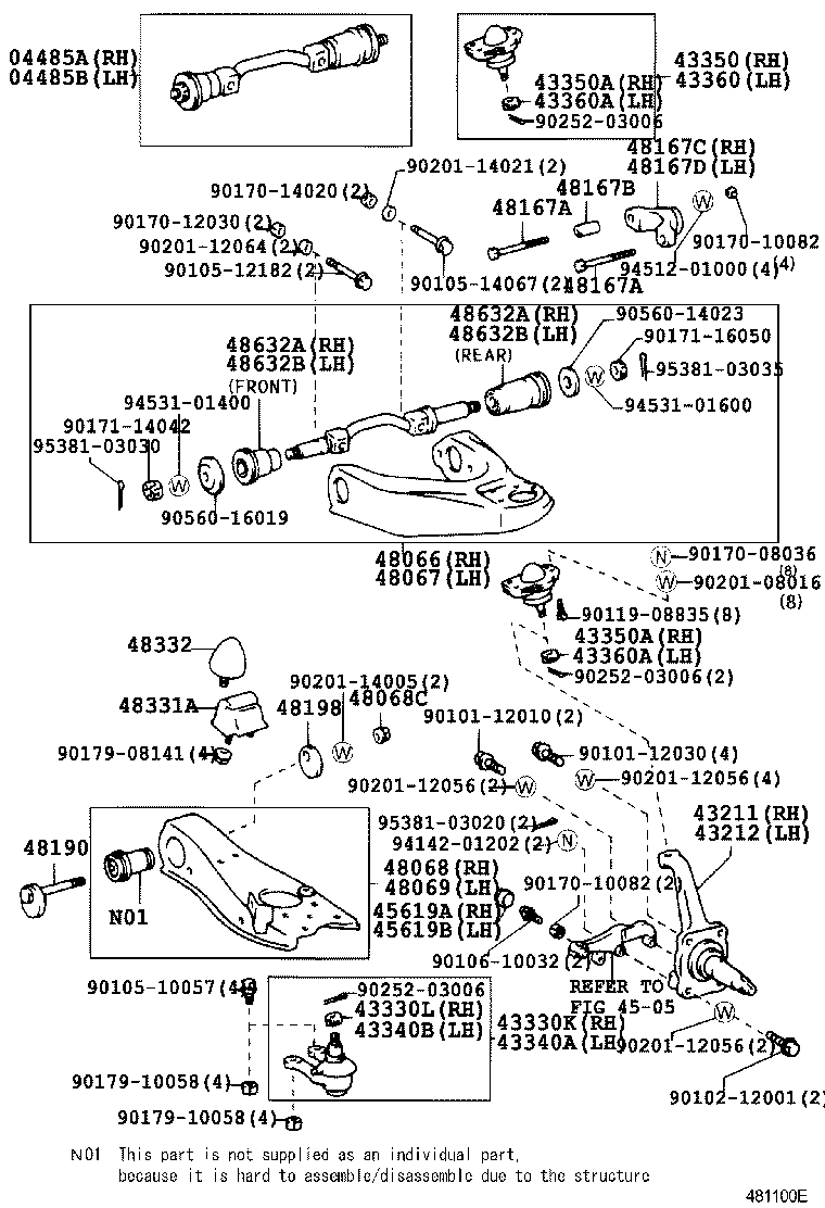  QUALIS |  FRONT AXLE ARM STEERING KNUCKLE