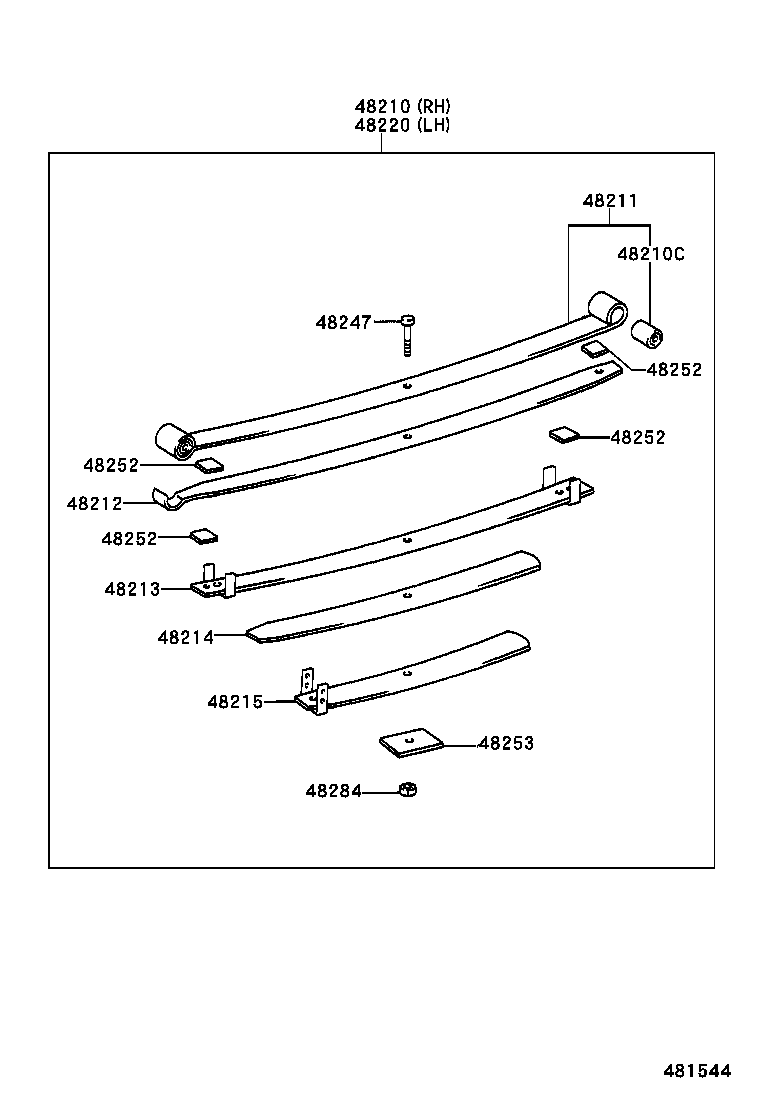  HIACE VAN COMUTER |  REAR SPRING SHOCK ABSORBER