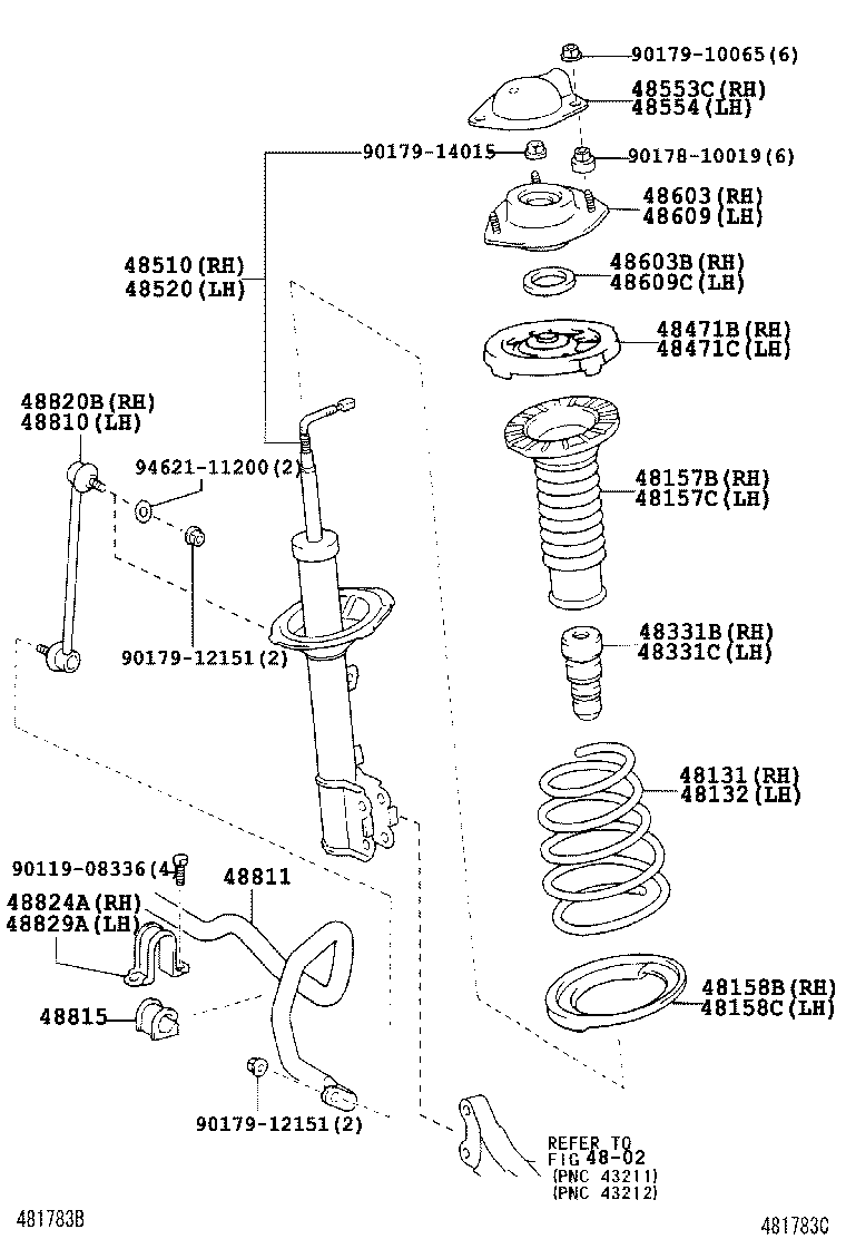  ALPHARD |  FRONT SPRING SHOCK ABSORBER