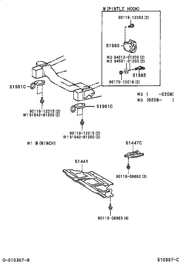  LAND CRUISER 100 105 |  SUSPENSION CROSSMEMBER UNDER COVER