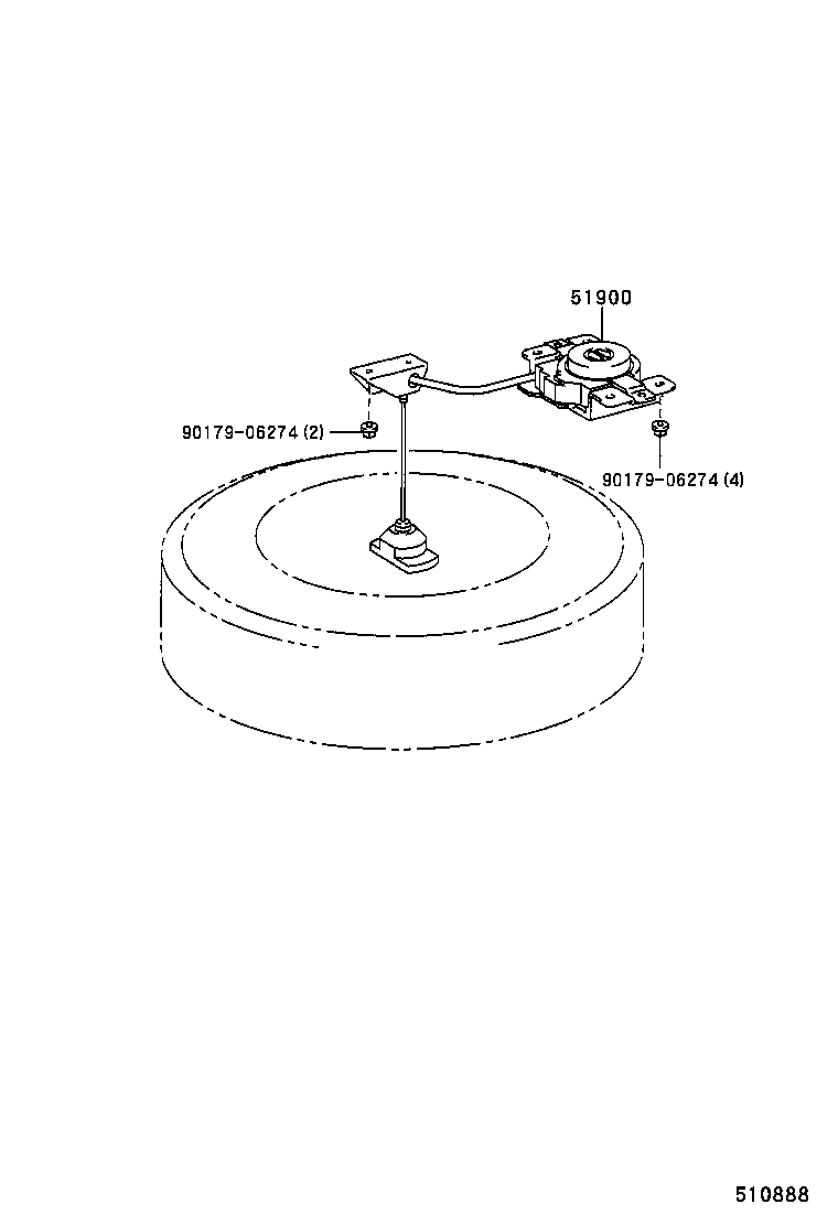  WISH |  SPARE WHEEL CARRIER