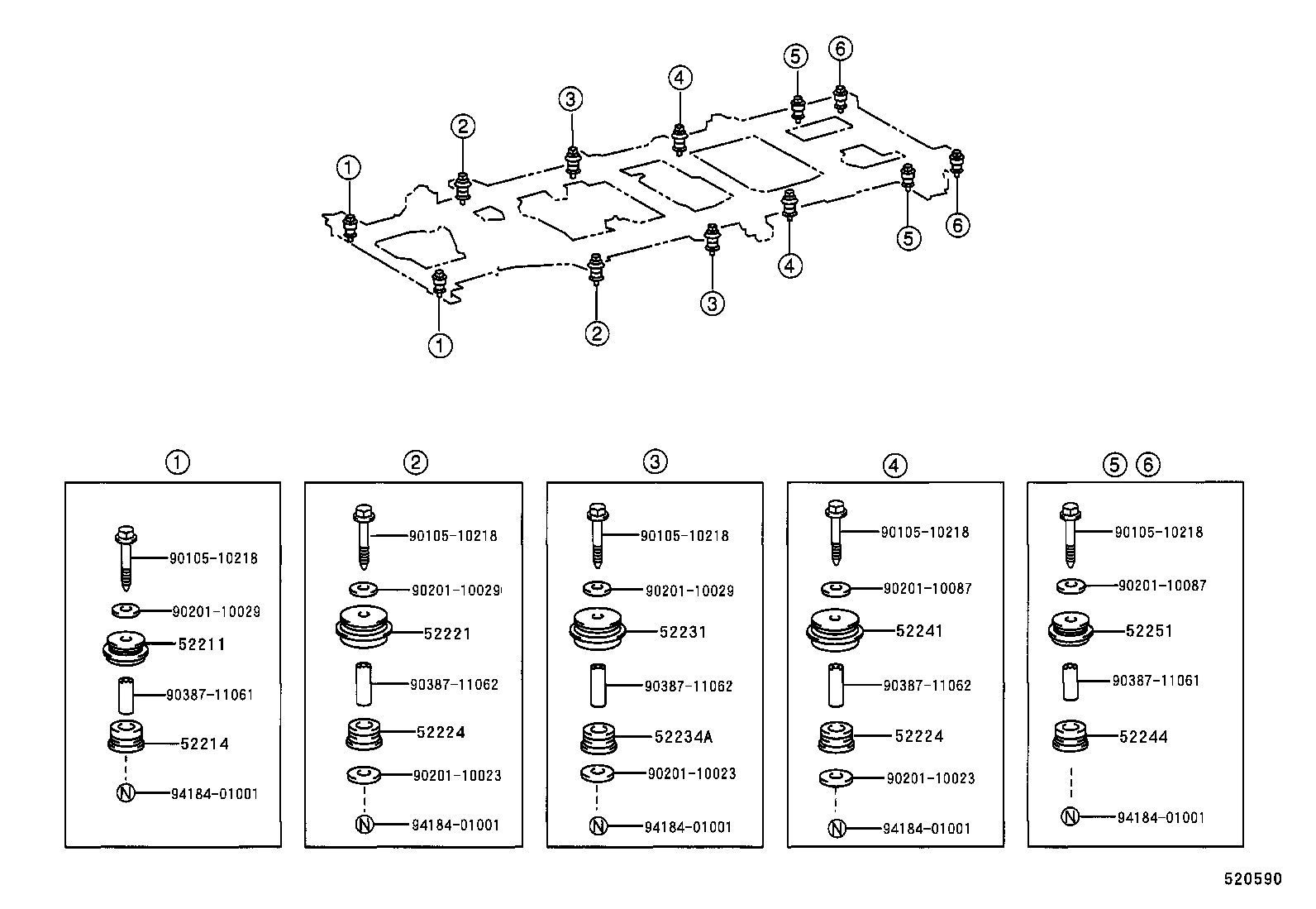  QUALIS |  CAB MOUNTING BODY MOUNTING