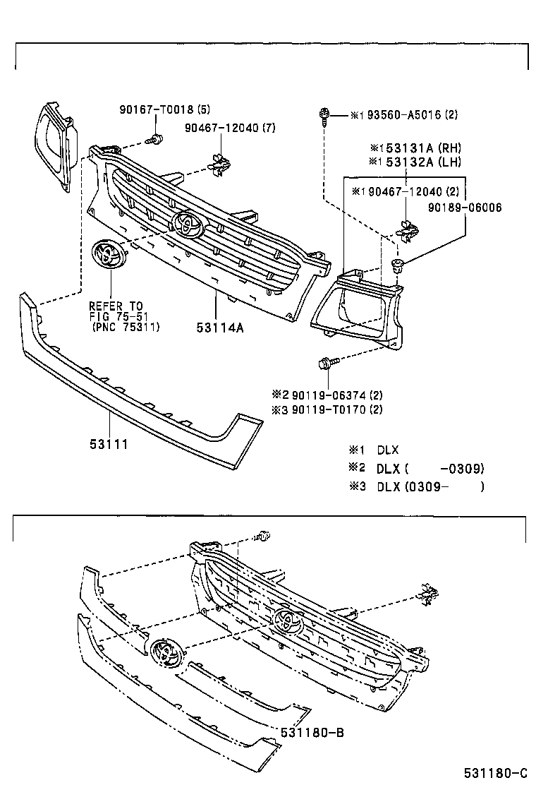  HILUX |  RADIATOR GRILLE