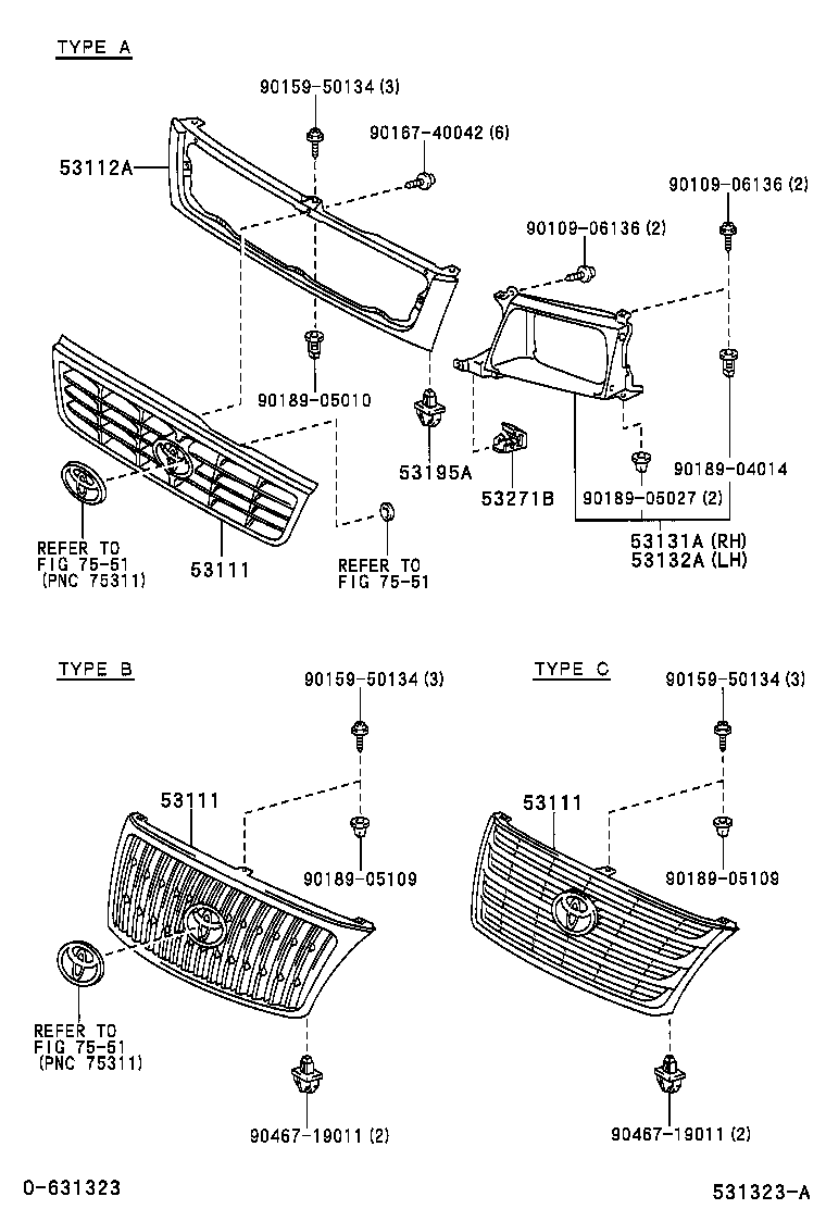  T U V |  RADIATOR GRILLE