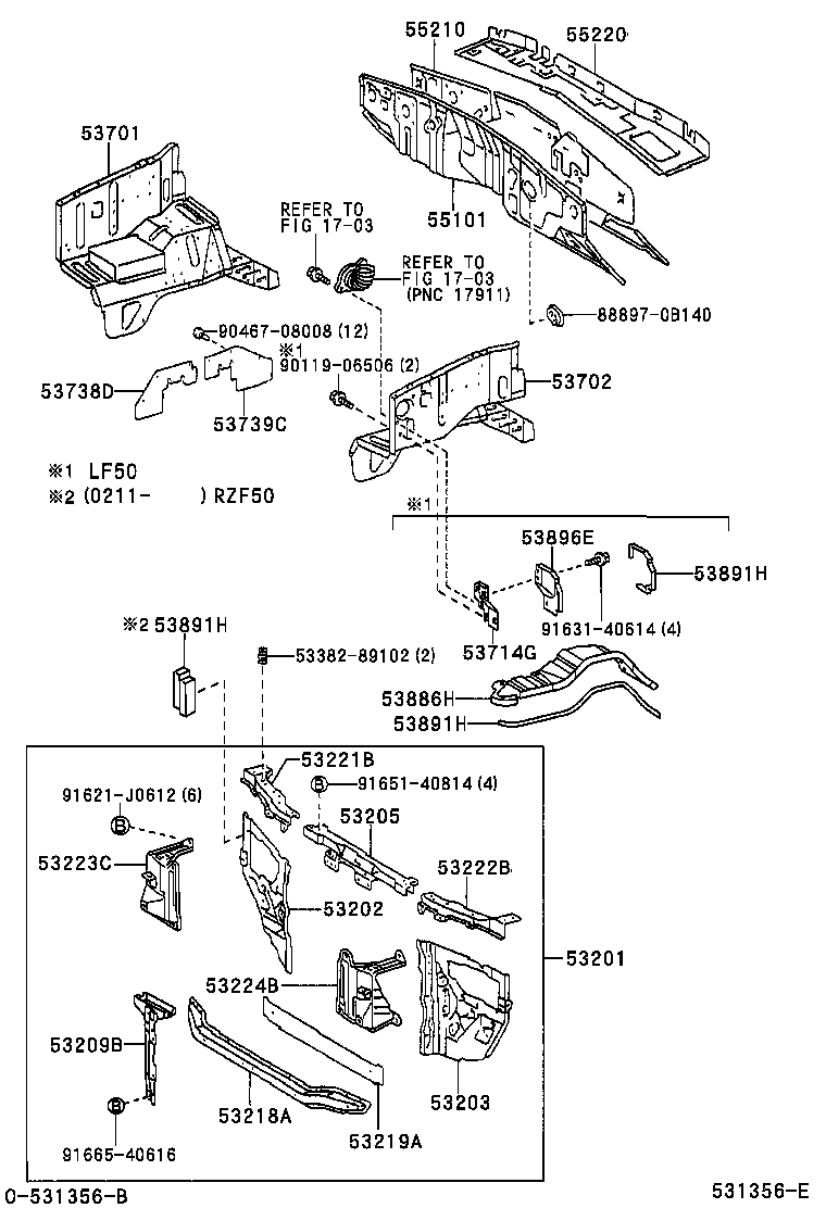  QUALIS |  FRONT FENDER APRON DASH PANEL