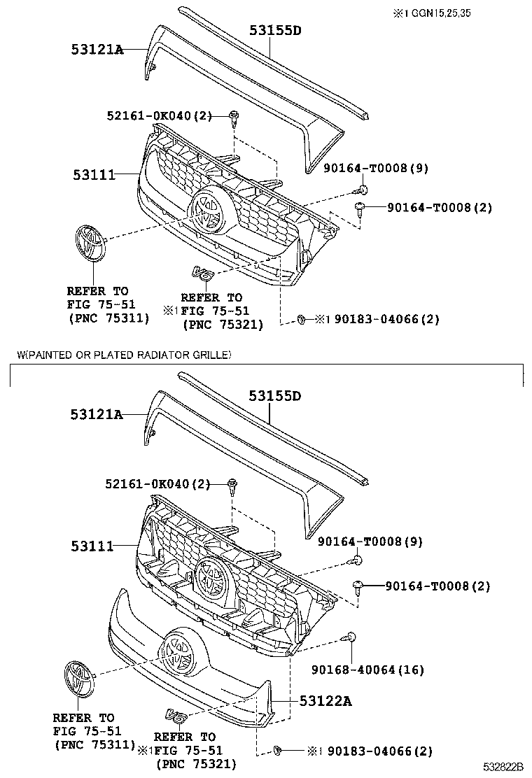  HILUX |  RADIATOR GRILLE