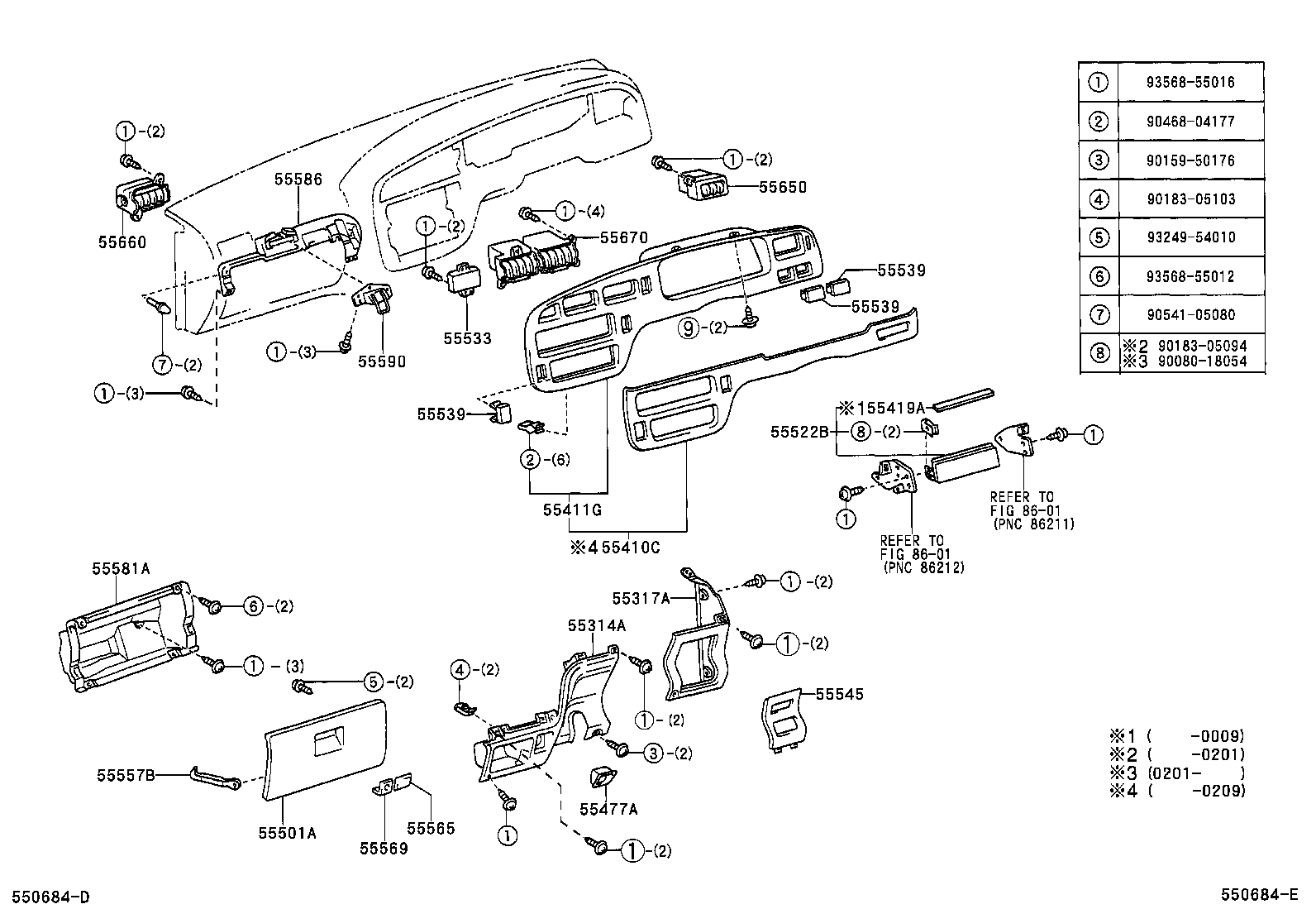  QUALIS |  INSTRUMENT PANEL GLOVE COMPARTMENT