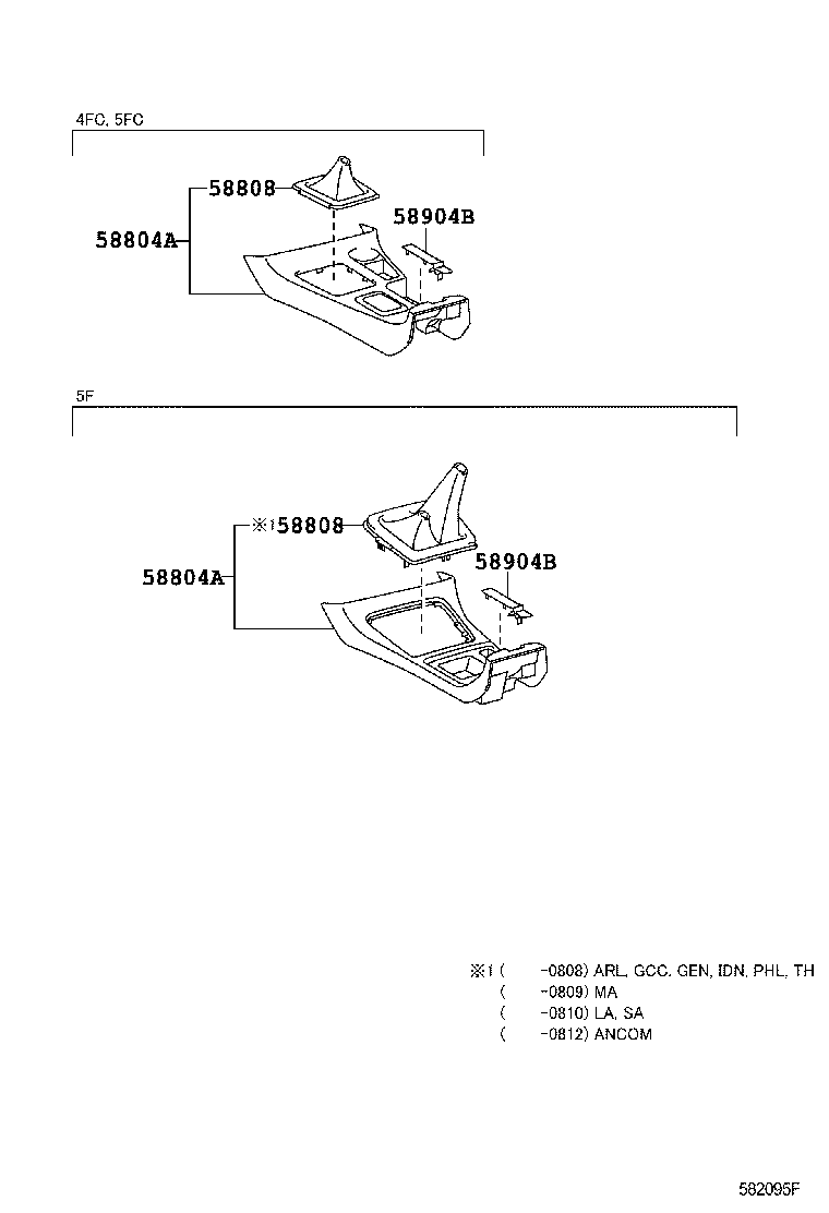  HILUX |  CONSOLE BOX BRACKET