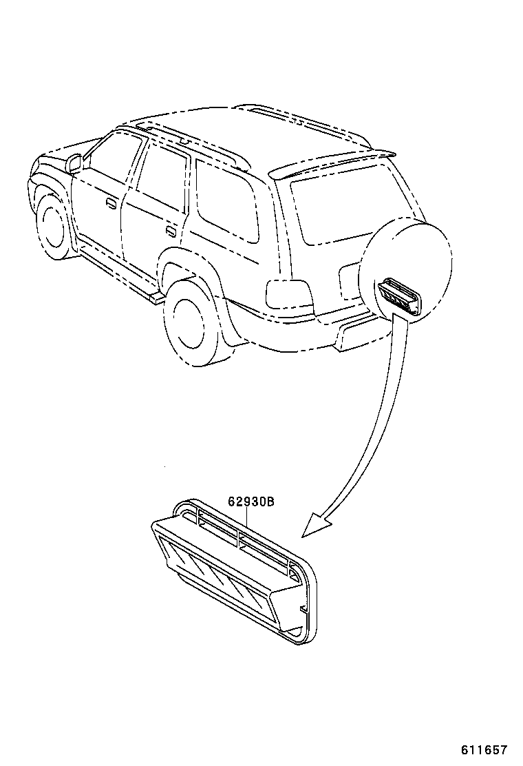  HILUX |  REAR VENTILATOR ROOF VENTILATOR