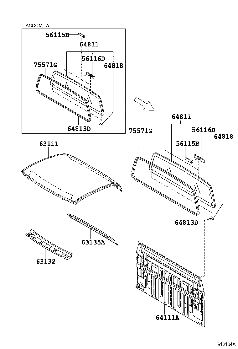  HILUX |  ROOF PANEL BACK PANEL