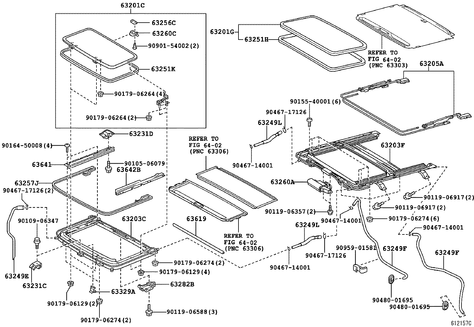  WISH |  ROOF PANEL BACK WINDOW GLASS