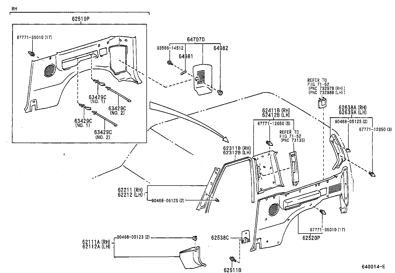  LAND CRUISER 90 |  INSIDE TRIM BOARD