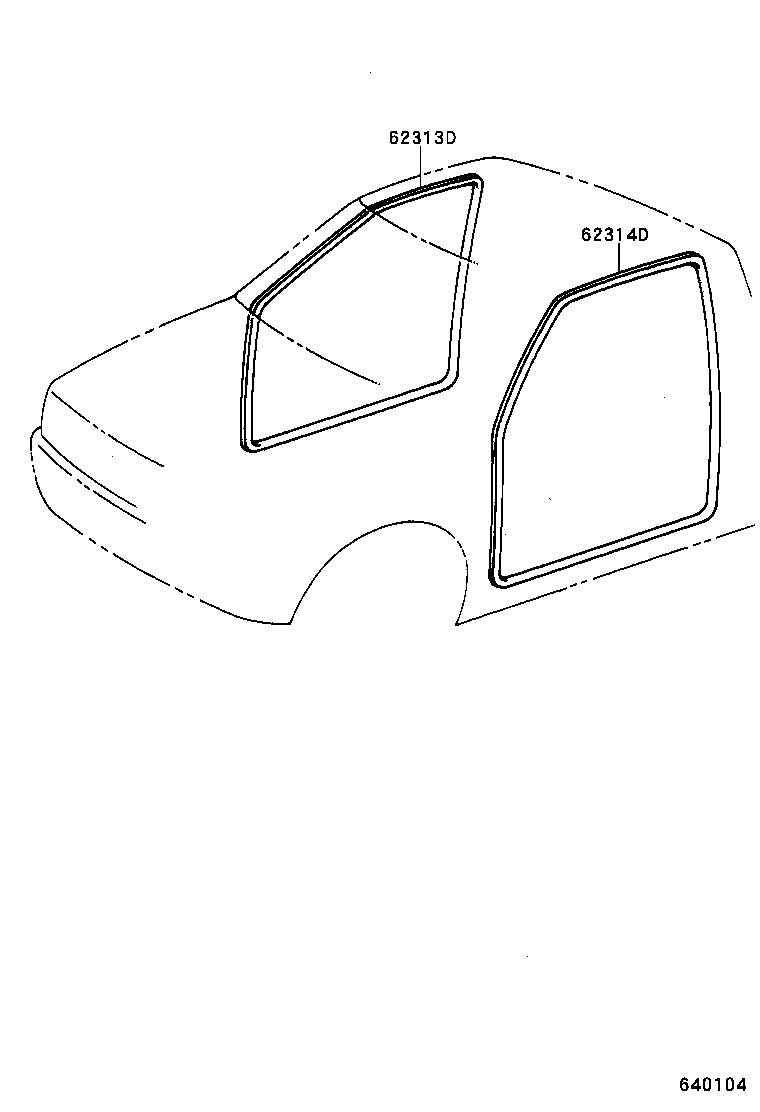  T U V |  INSIDE TRIM BOARD