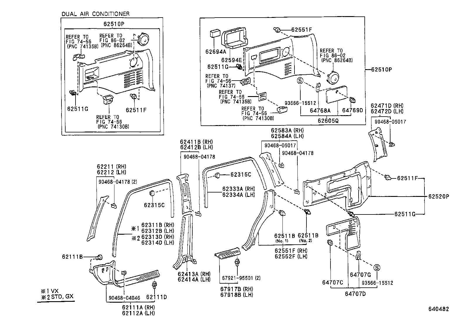  LAND CRUISER 80 |  INSIDE TRIM BOARD