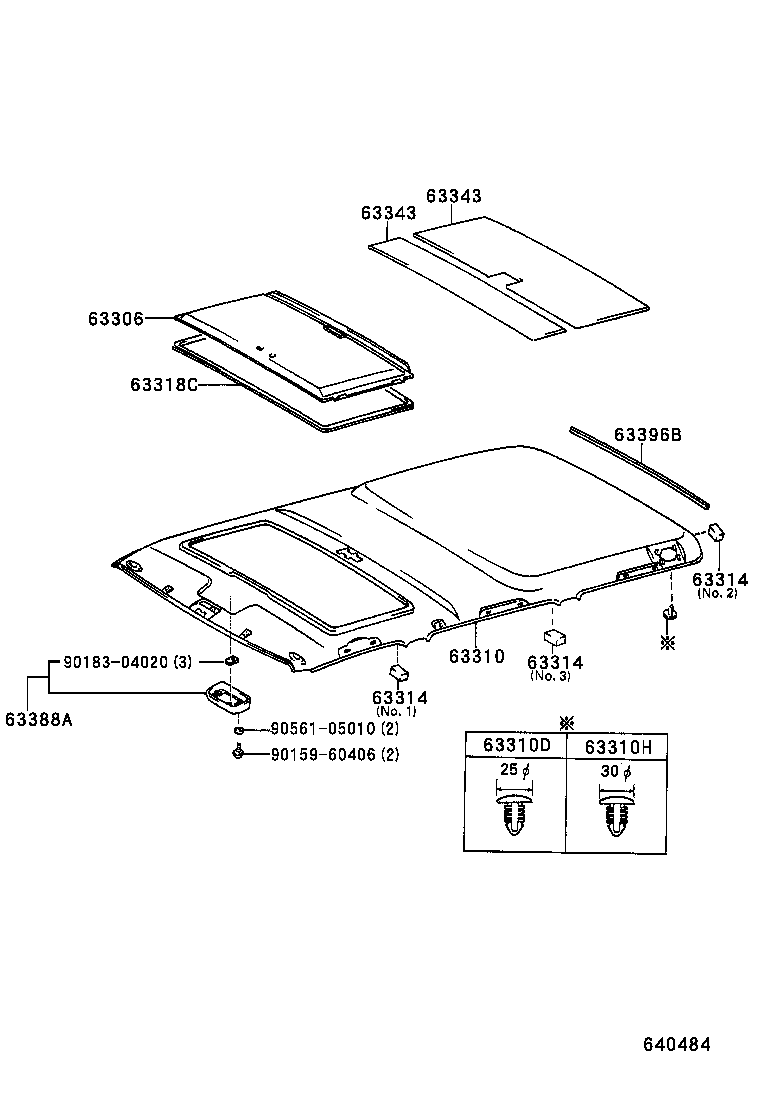  LAND CRUISER 80 |  ROOF HEADLINING SILENCER PAD