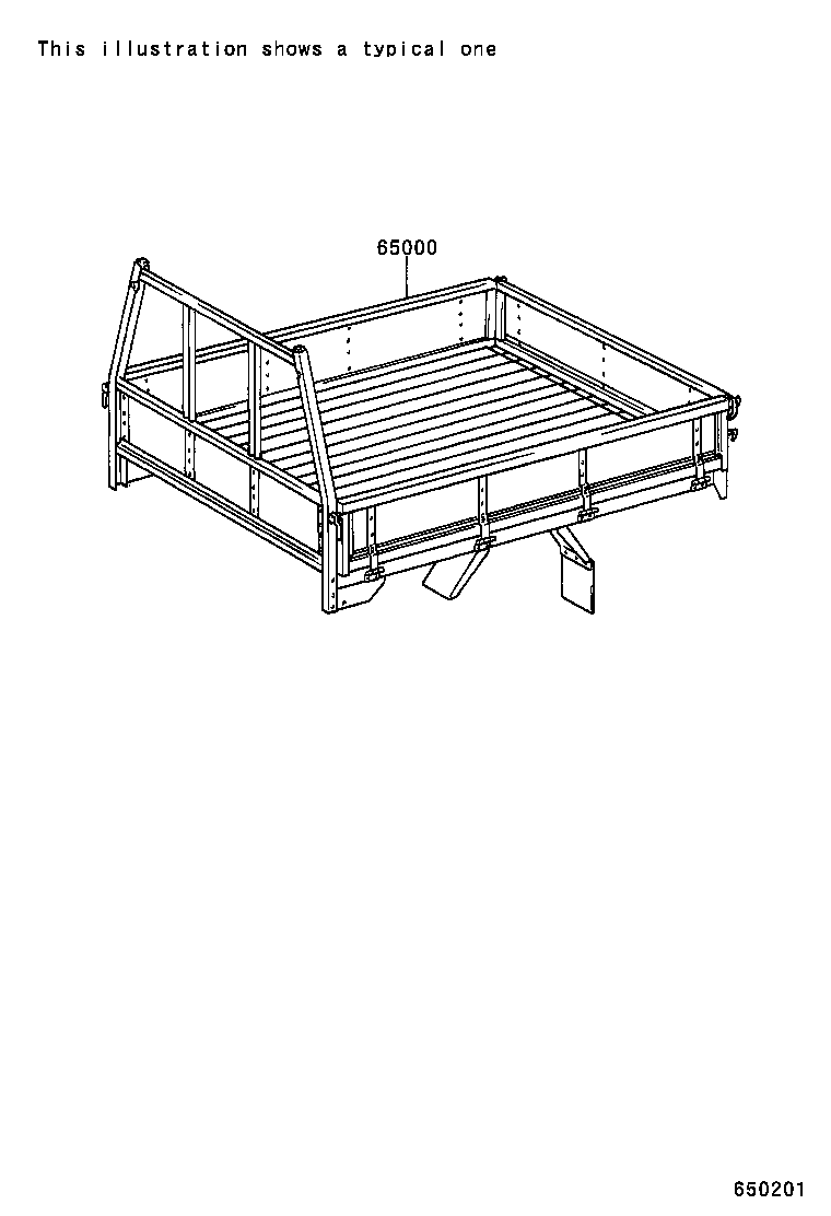  T U V |  REAR BODY ASSEMBLY