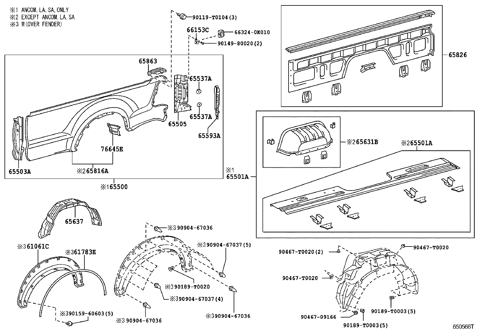  HILUX |  REAR BODY SIDE PANEL