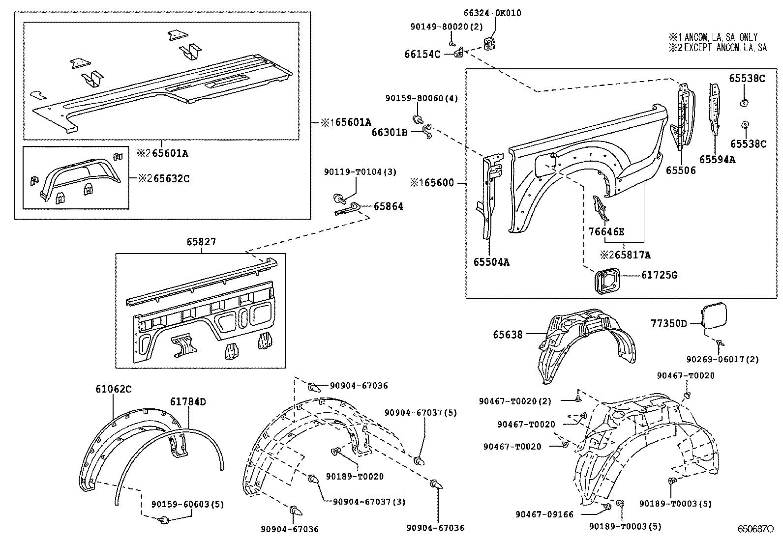  HILUX |  REAR BODY SIDE PANEL