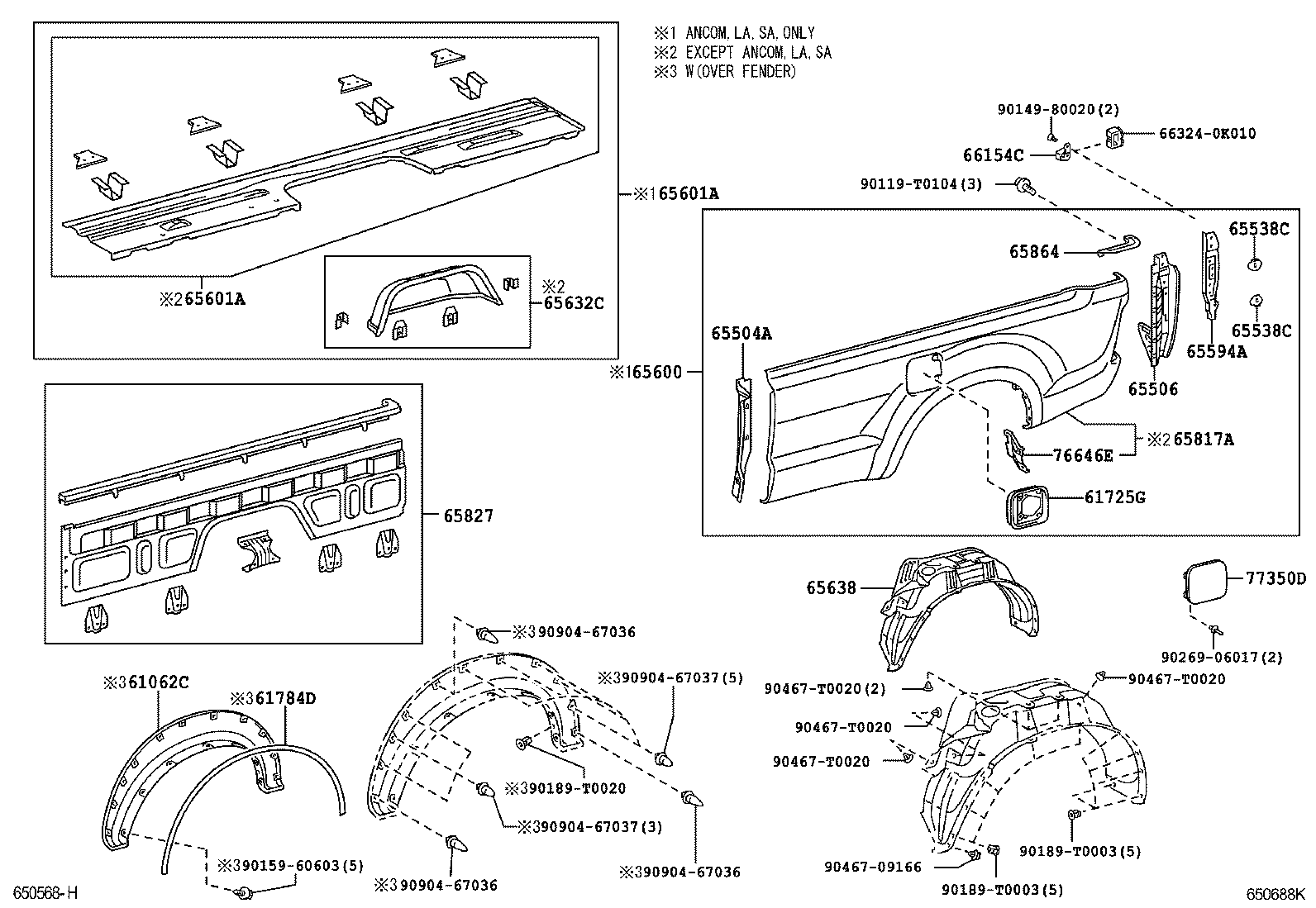  HILUX |  REAR BODY SIDE PANEL