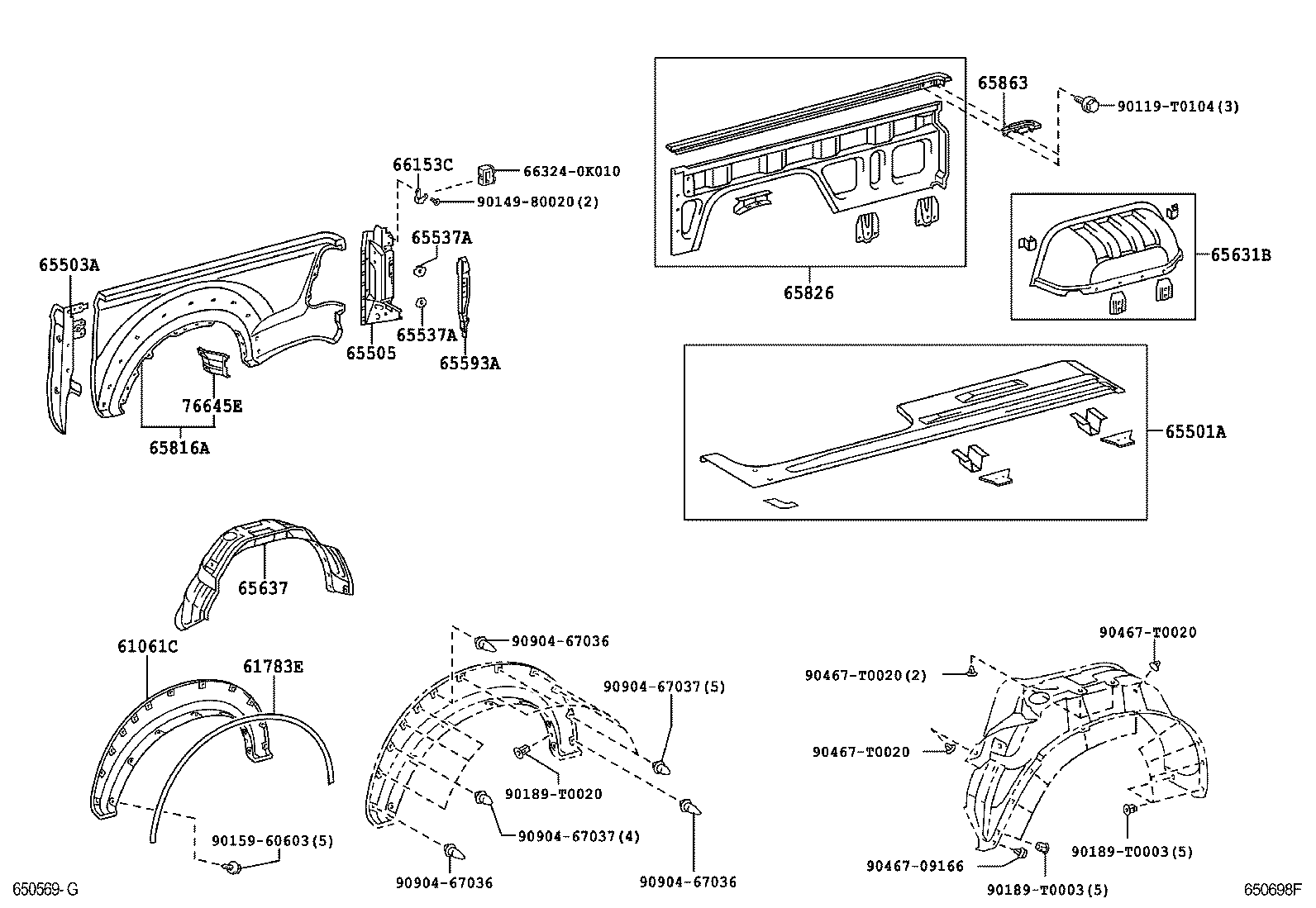  HILUX |  REAR BODY SIDE PANEL