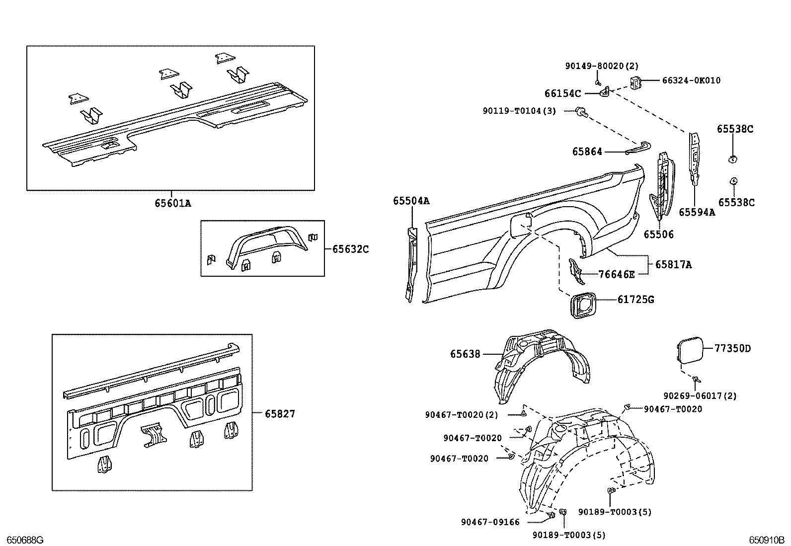  HILUX |  REAR BODY SIDE PANEL