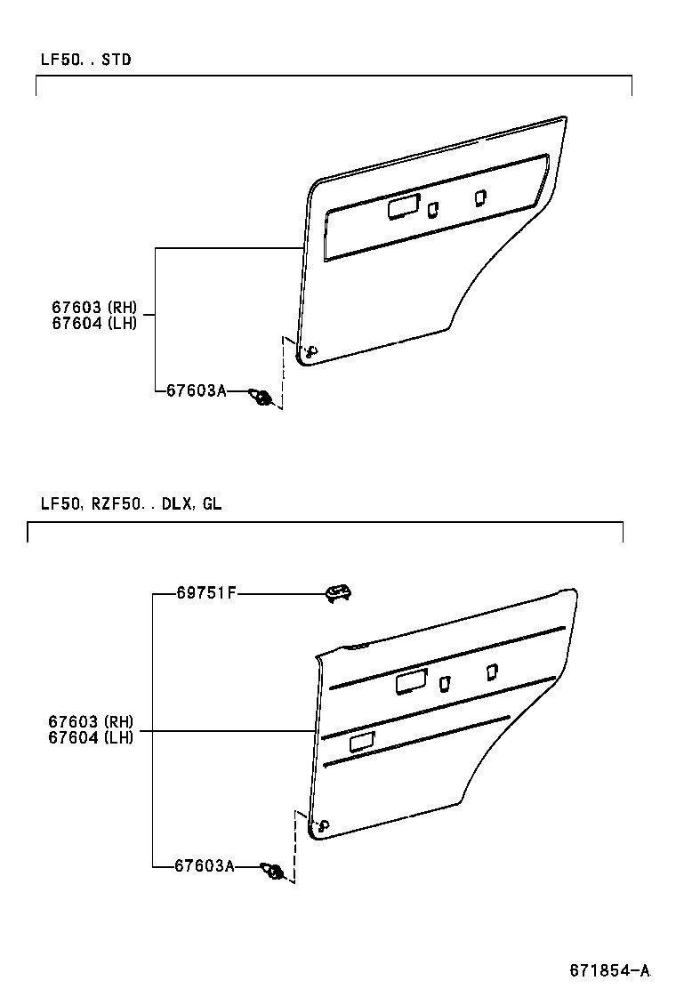  QUALIS |  REAR DOOR PANEL GLASS