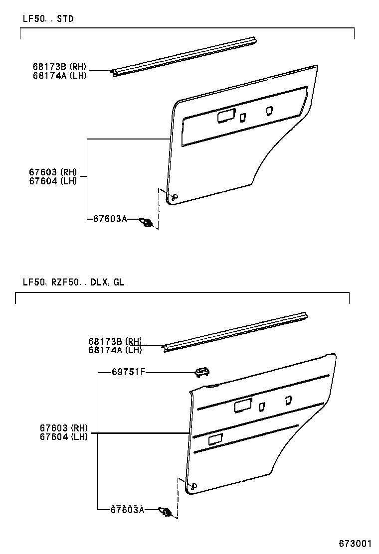 QUALIS |  REAR DOOR PANEL GLASS